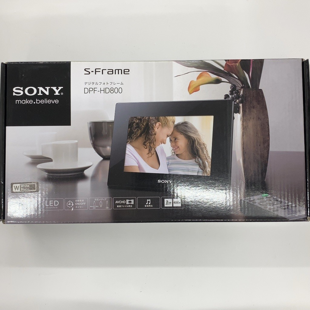 SONY デジタルフォトフレーム S-Frame HD800 8.0型 内蔵メモリー2GB