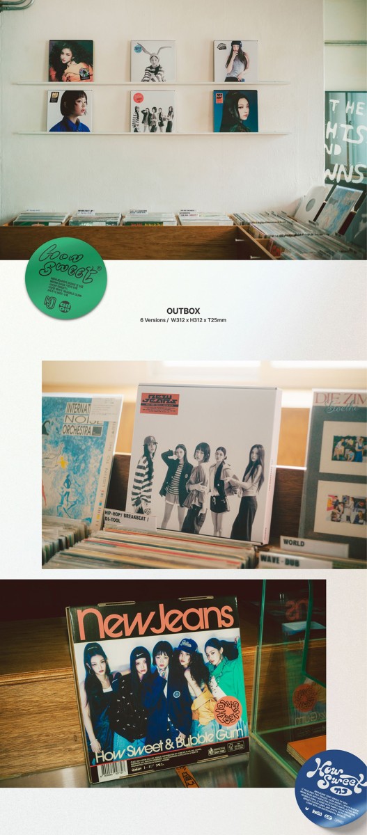 [ предварительный заказ распродажа ]NewJeans официальный товары How Sweet / DOUBLE SINGLE ALBUM CD альбом новый джинсы nyu Gin sK-POP Корея 