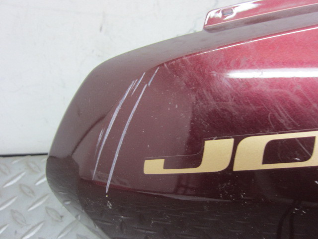  Yamaha Jog FI 2BH-AY01 original right seat cowl bordeaux red crack have AY01-1050**AF79 tact 2F