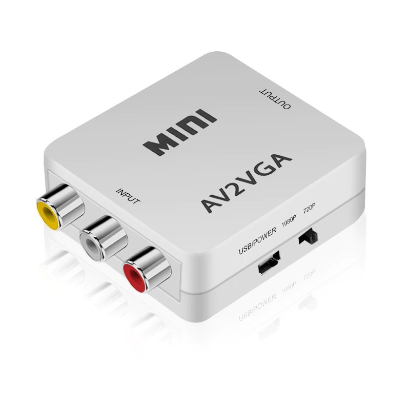 [ б/у ][ универсальный конвертер ] AV[PC/DVD] из VGA[TV/ монитор ]. мощность делать поэтому. изменение конвертер коннектор [AV2VGA]