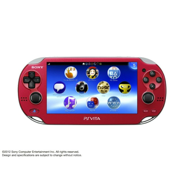 PlayStation Vita 3G/Wi-Fiモデル コズミック・レッド 限定版 PCH-1100 AB03