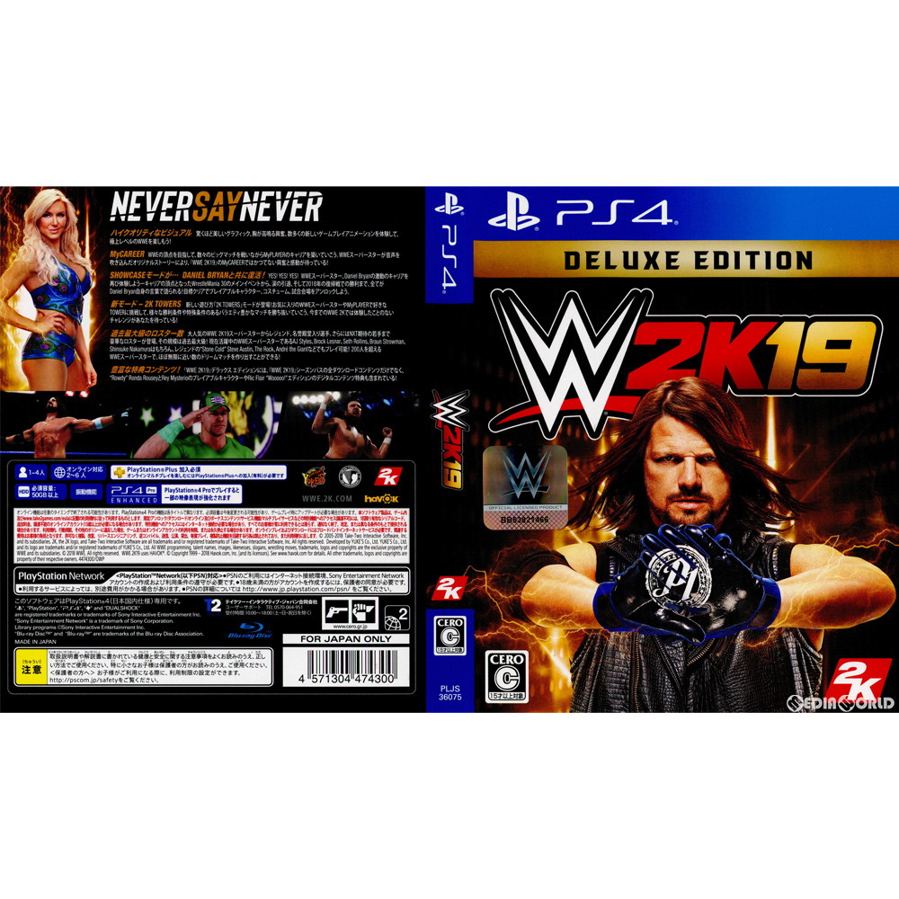 テイクツー・インタラクティブ・ジャパン 【PS4】 WWE2K19 デラックス