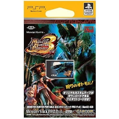 PSP MONSTER HUNTER PORTABLE 3rd「メモリースティックPRO デュオ」4GBの商品画像