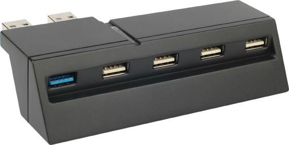 プレイステーション4と周辺機器 デイテル・ジャパン PS4 5ポートUSBハブ プレイステーション4用周辺