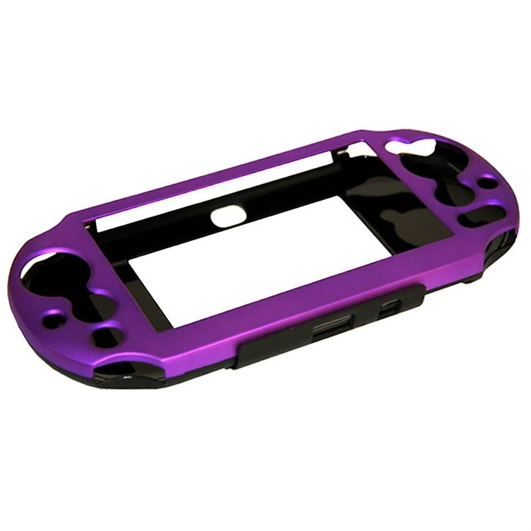 アクラス PSVita2000用ラバーコートケース（パープル×ブラック） PS 