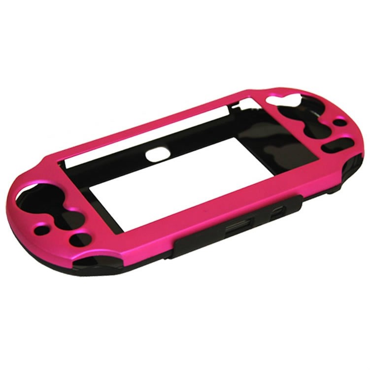 アクラス PSVita2000用ラバーコートケース（ピンク×ブラック） PS Vita 