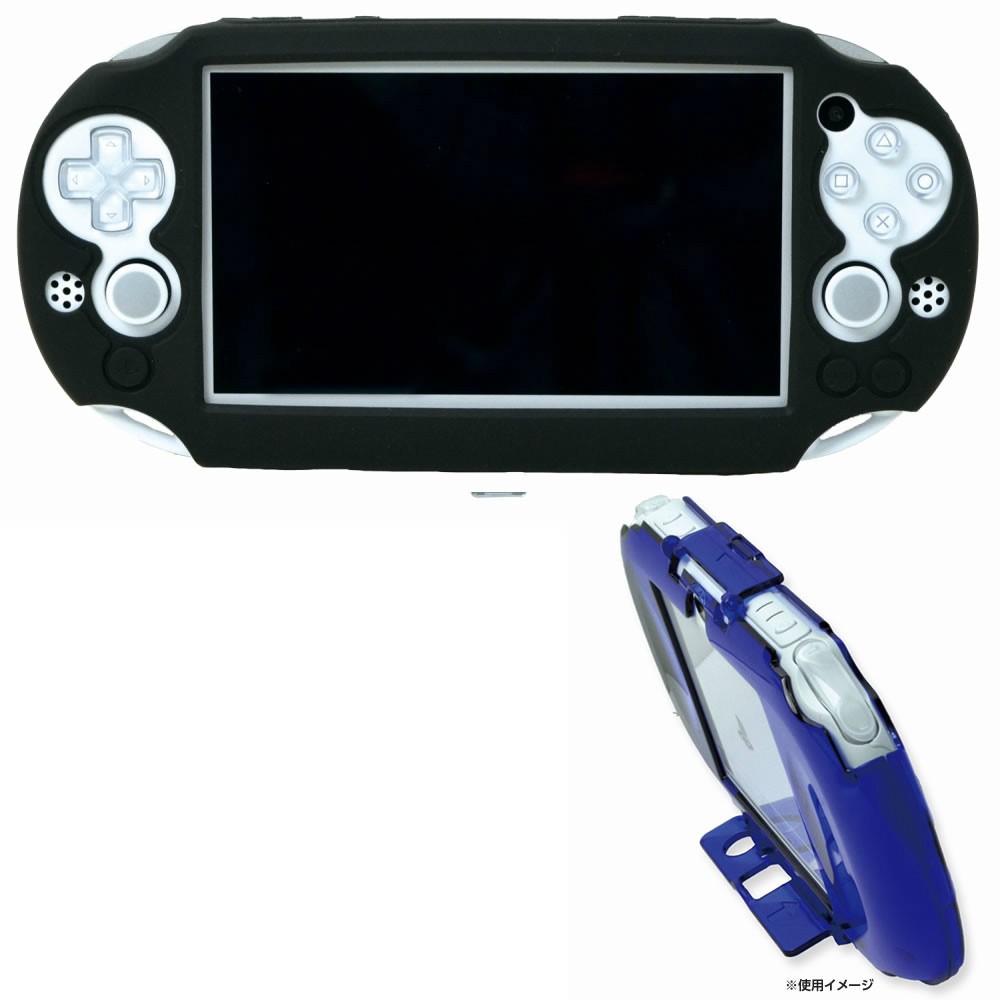 ホリ Newシリコンカバー for PlayStaion Vita ブラック PSV-135 PS Vita用ポーチ、ケース、カバーの商品画像