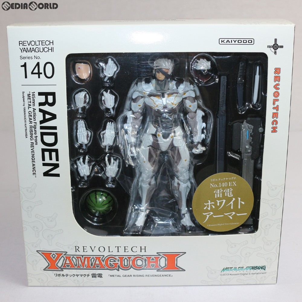 未開封 リボルテックヤマグチ 雷電 フィギュアホワイトアーマー