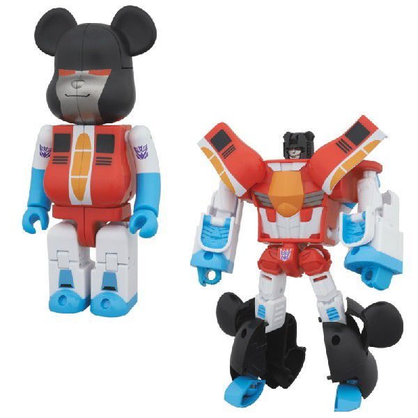 説明書つき)ベアブリック トランスフォーマー スタースクリーム BE