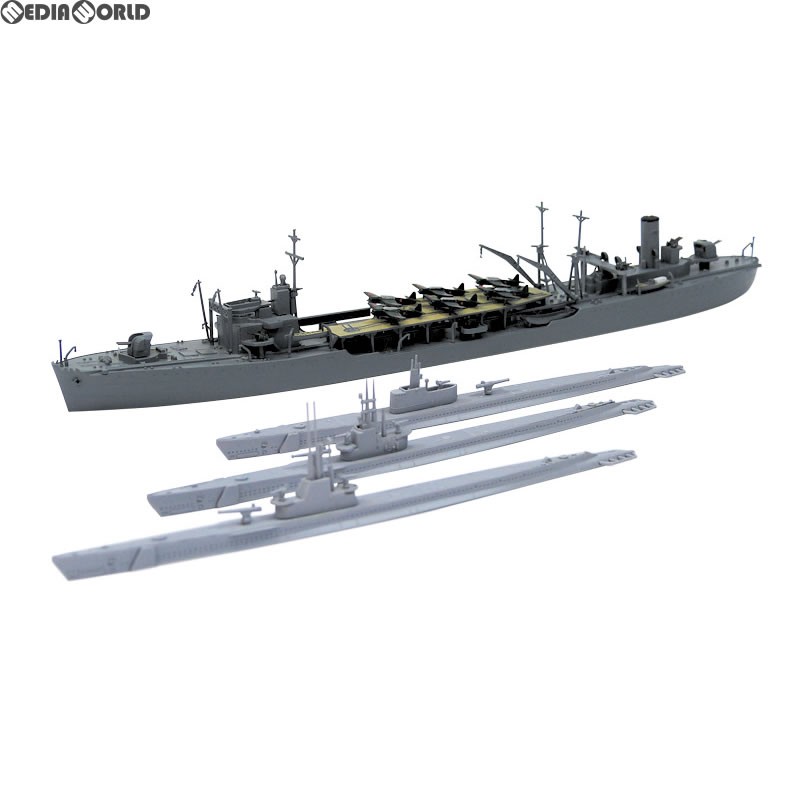 アオシマ 限定 給油艦 速吸＆米潜水艦ブルーフィッシュ （1/700スケール ウォーターライン 012123） ミリタリー模型の商品画像