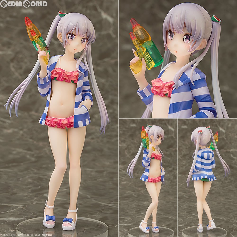 NEW GAME!! 涼風青葉 水着style （1/8スケール フィギュア） [アクアマリン]