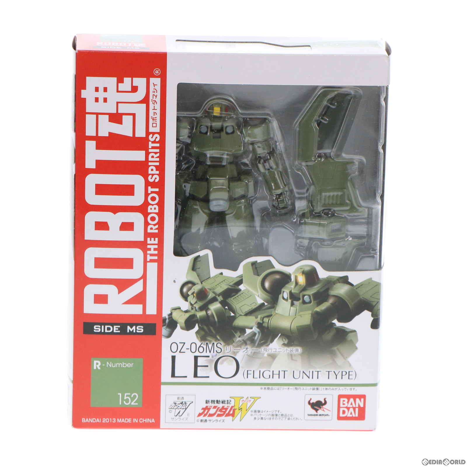 BANDAI ROBOT魂 ＜SIDE MS＞ リーオー（飛行ユニット装備） フィギュア