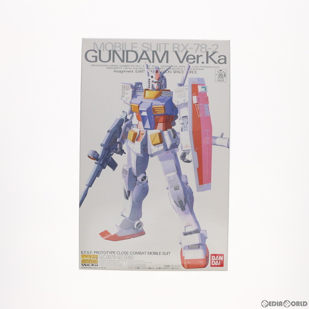 BANDAI RX-78-2 ガンダムVer.Ka （1/100スケール MG 機動戦士ガンダム