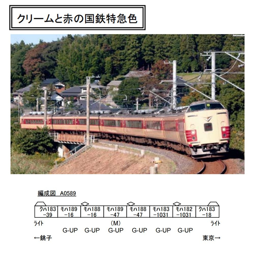 マイクロエース マイクロエース 183系0・1000・189系 特急しおさい 8両