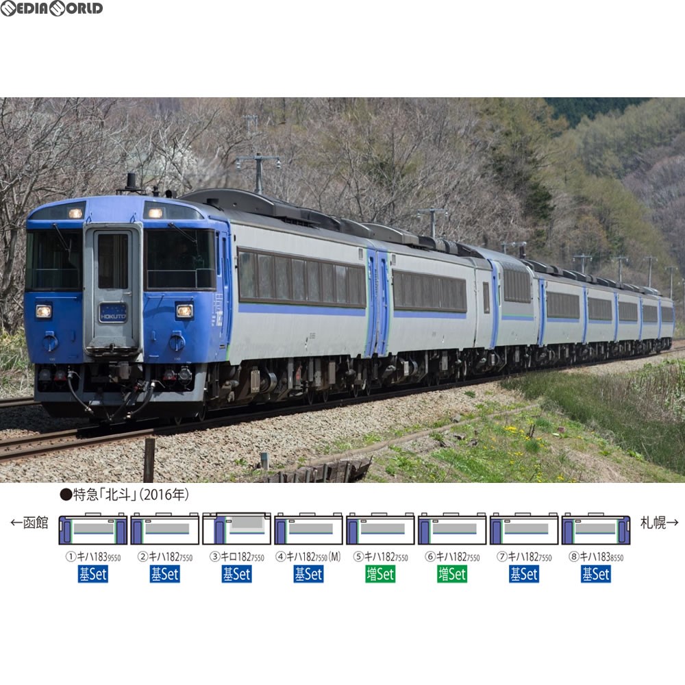 TOMIX 98631.98632 JR北海道 キハ183系 7550系