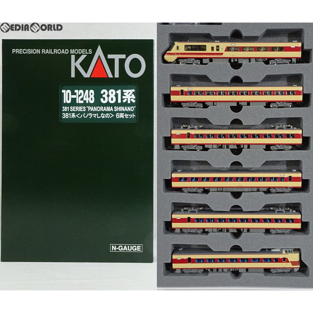 カトー カトー 381系（パノラマしなの）6両セット 10-1248 模型