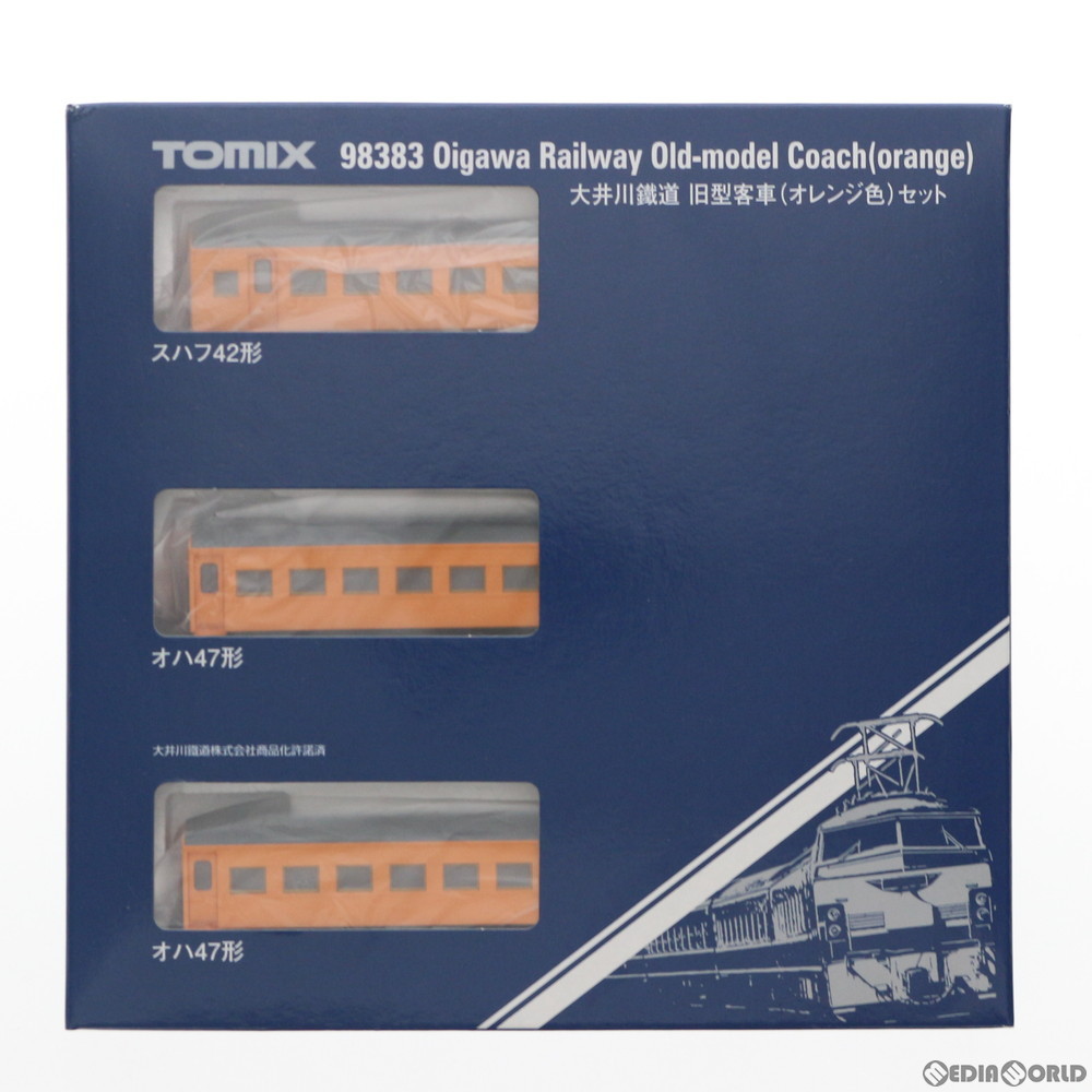 トミーテック TOMIX 大井川鐵道 旧型客車（オレンジ色）セット 98383 Nゲージの私鉄、第3セクター車両の商品画像