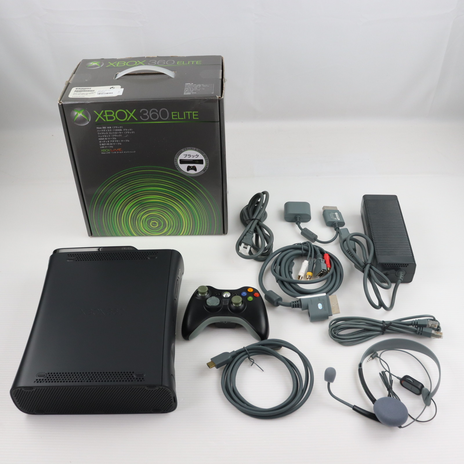 ソフト付き Xbox360(周辺機器含む)+コントローラーセット(箱無し) ソフト付き Xbox360(周辺機器含む)+コントローラーセット(箱無し)