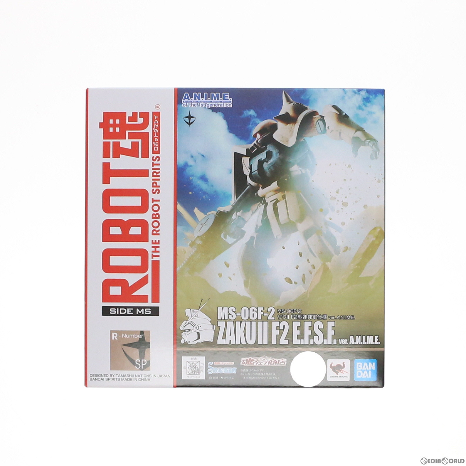 BANDAI ROBOT魂 ＜SIDE MS＞ MS-06F-2 ザクII F2型連邦軍仕様 ver