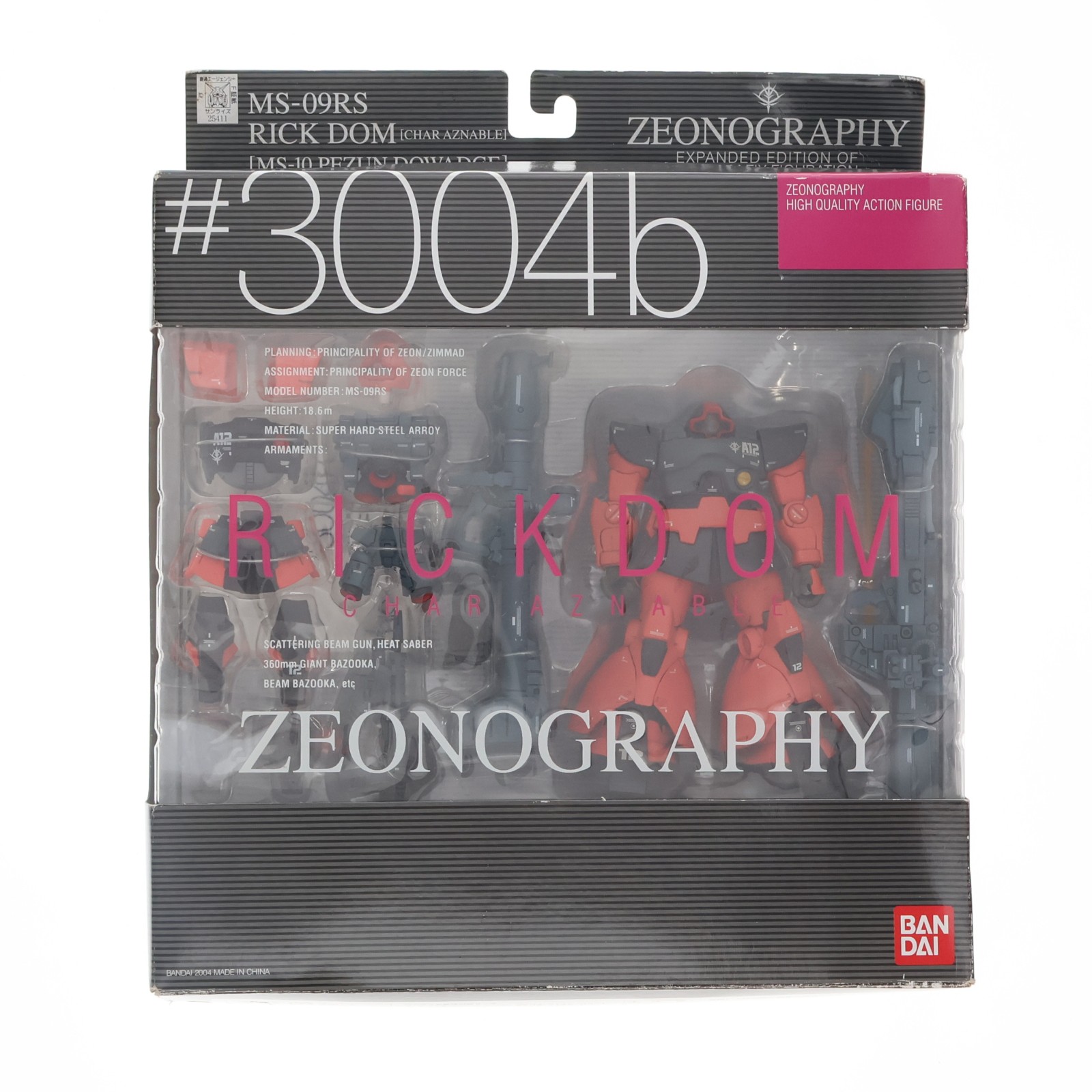 ジオノグラフィ　＃3004b シャア専用リックドム Amazon.co.jp: TAMASHII NATIONS GUNDAM FIX FIGURATION [ZEONOGRAPHY