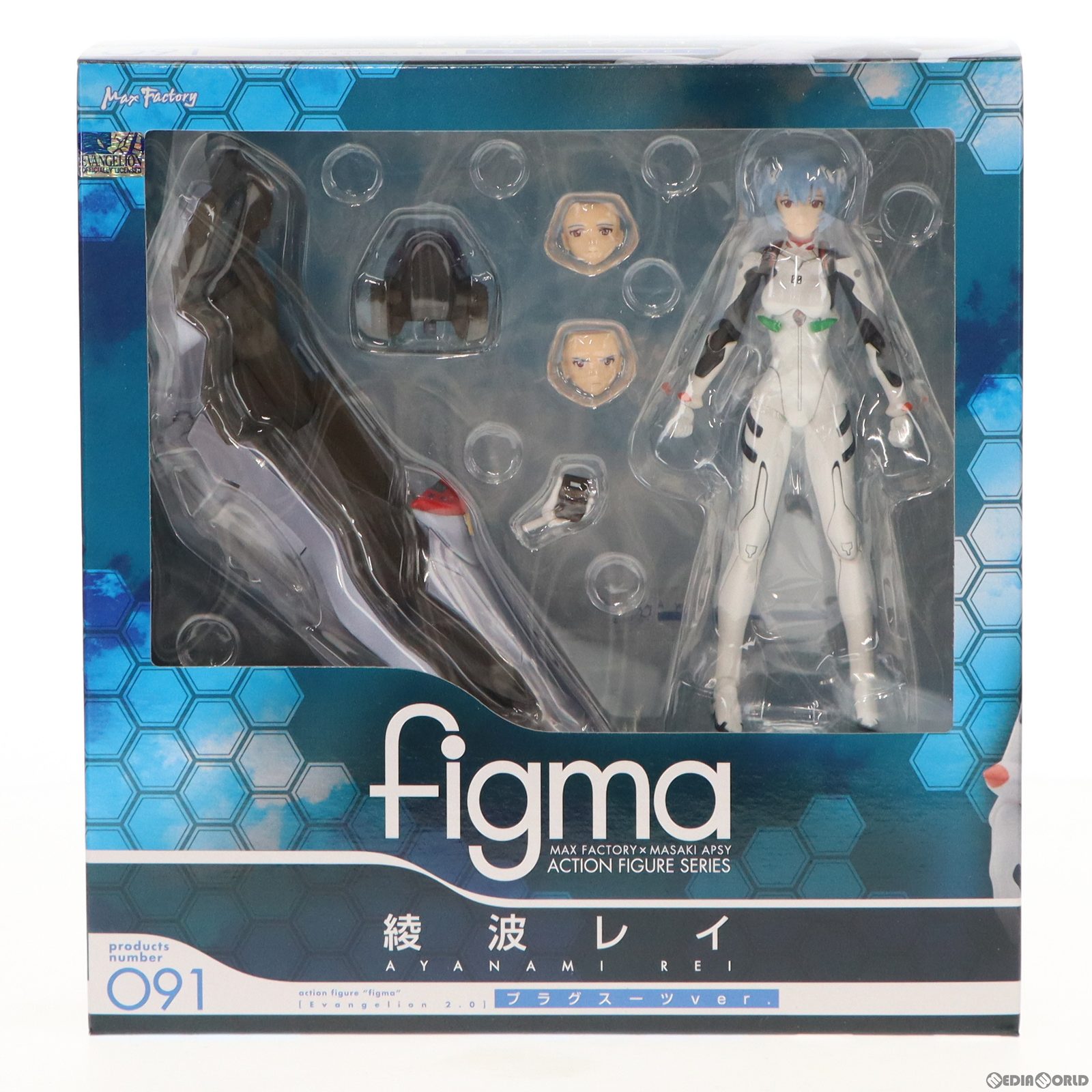 Max Factory - MaxFactory figma 綾波レイ　プラグスーツVer. 未開封 マックスファクトリー figma ヱヴァンゲリヲン新劇場版：破 綾波レイ