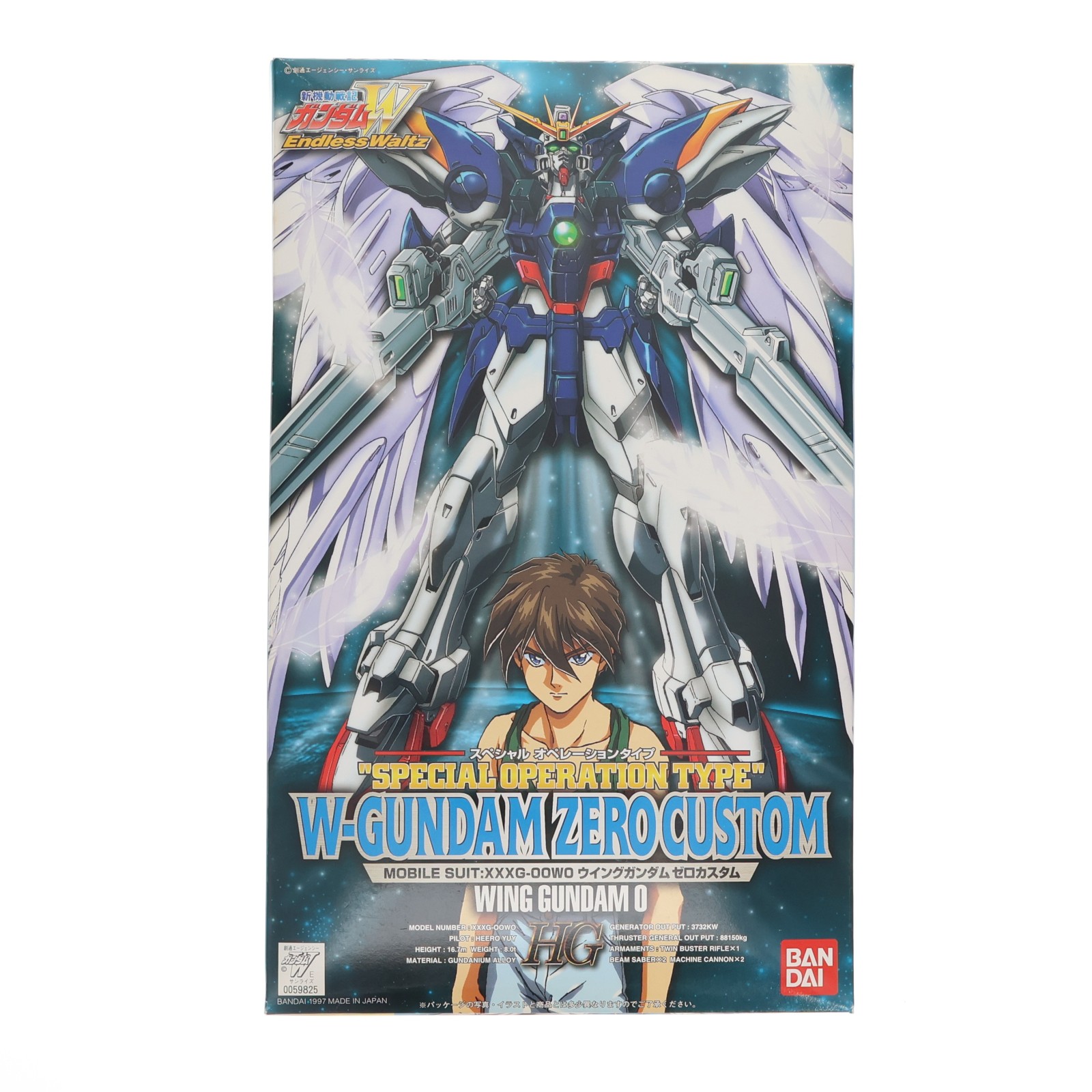 BANDAI ウイングガンダム ゼロカスタム （SPECIAL OPERATION TYPE