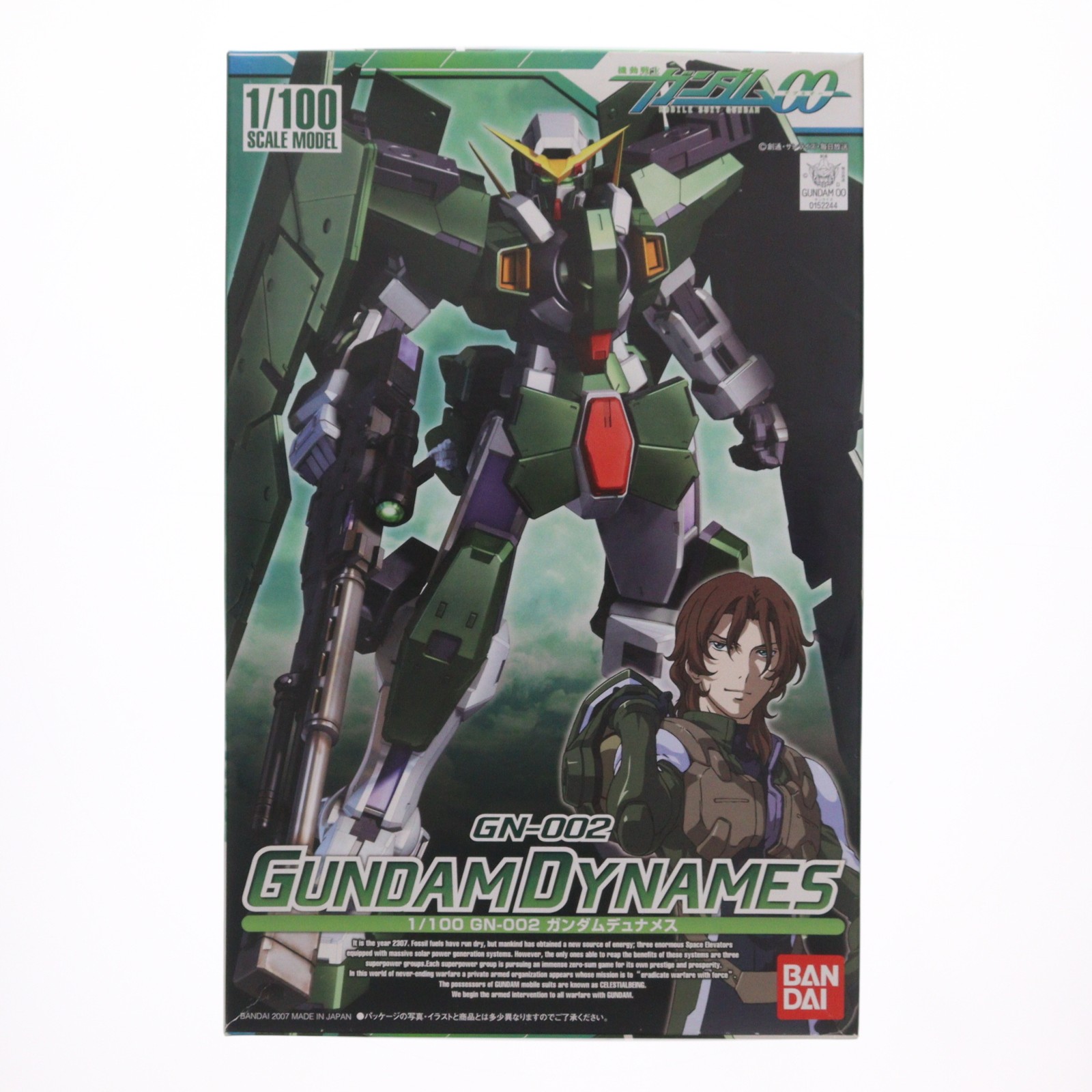 BANDAI GN-002 ガンダム デュナメス （1/100スケール 機動戦士ガンダム