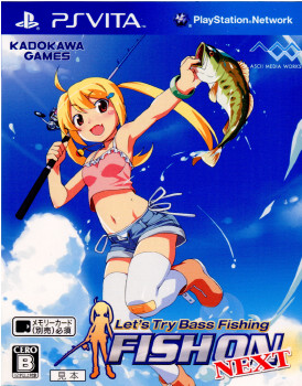 【PSVita】角川ゲームス Let’s Try Bass Fishing FISH ON PS Vita用ソフト（パッケージ版）の商品画像