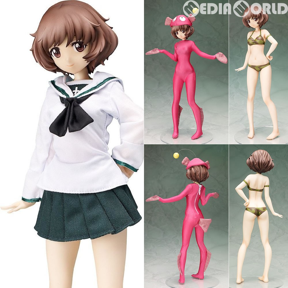 フリーイング★新品西住みほ/秋山優花里フィギュア制服&あんこうスーツVer送料込 フリーイング☆新品西住みほ/秋山優花里フィギュア制服&あんこう