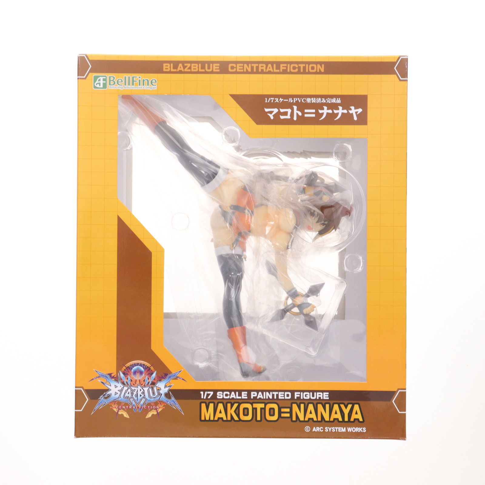 BLAZBLUE マコト＝ナナヤ 1/7 ベルファイン ベルファイン BLAZBLUE CENTRALFICTION マコト＝ナナヤ （1/7スケール