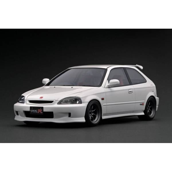 Honda Civic Type R EK9 ホワイト ミニカー 1/24 Hachette 1997 HONDA CIVIC TYPE R EK9 WHITE diecast model
