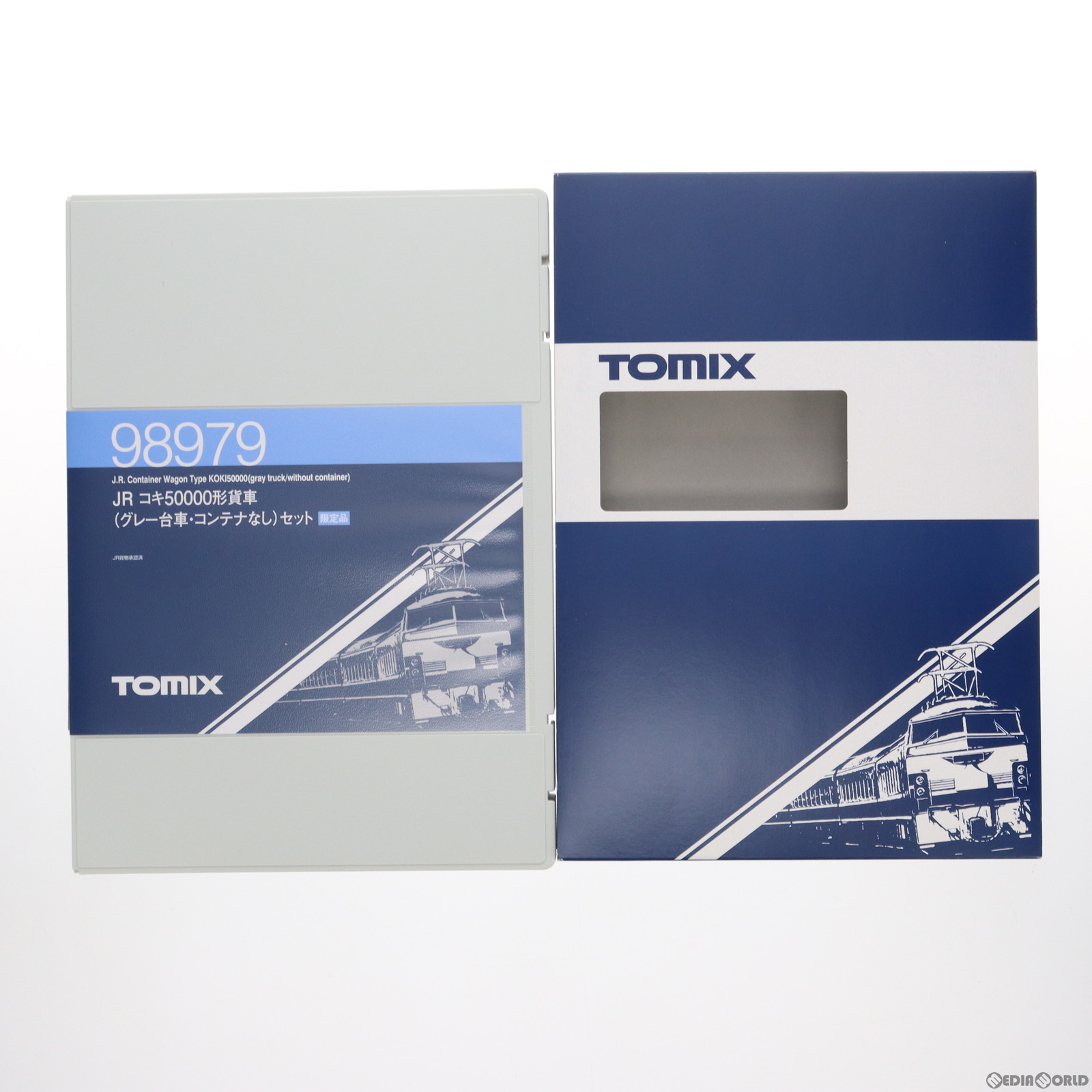 TOMIX JR コキ50000形貨車（コンテナなし・グレー台車）セット 限定品 98979の商品画像