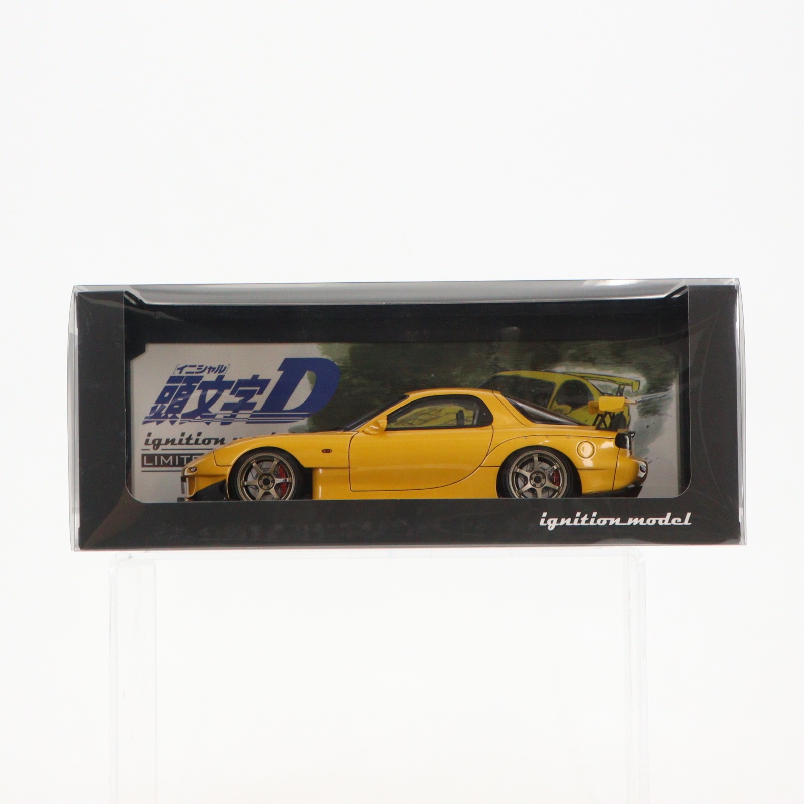 新品 イグニッションモデル 1/18 頭文字D FD3S RX-7 IG2868 ignition model INITIAL D Mazda RX-7 （FD3S） Yellow （1/18スケール