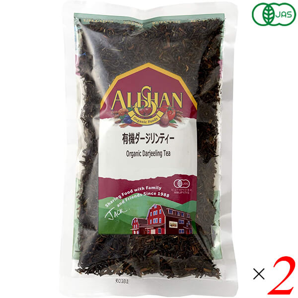 アリサン 有機ダージリンティー リーフティー 100g ×2個の商品画像