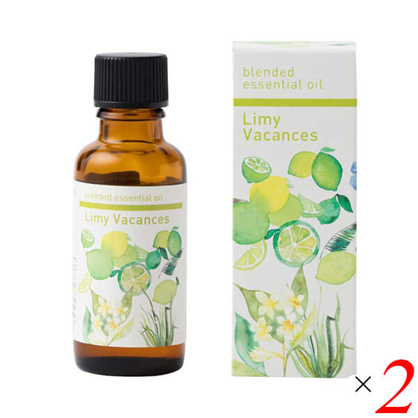 3個 ブレンドエッセンシャルオイル ライミーバカンス 30ml 生活の木 生活の木 生活の木 ブレンドエッセンシャルオイル（ライミーバカンス