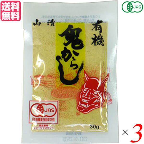 山清 有機鬼からし 30g×3個の商品画像