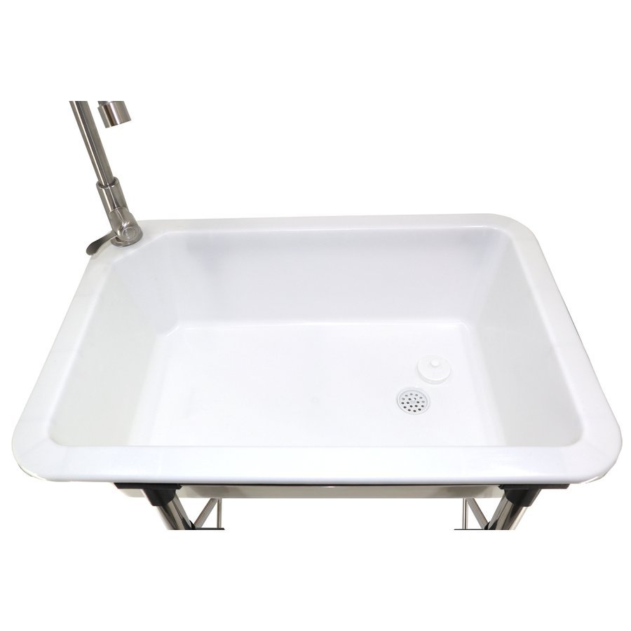  plastic sink folding type flushing attaching W555×D370×H740mm garden sink outdoors for sink 