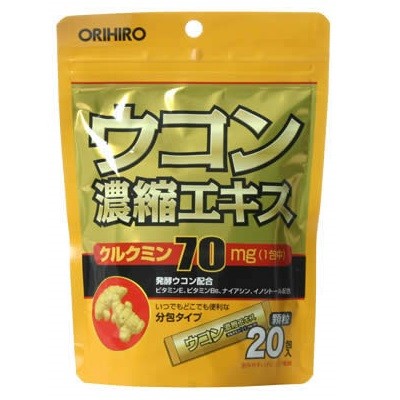 ORIHIRO オリヒロ ウコン濃縮エキス顆粒 1.5g 20本 × 1個 ウコンサプリメントの商品画像