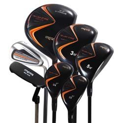 [MEGA GOLF Yellow Stone Club Set] superior . distance performance ball. the first speed improvement mega Golf yellow Stone club set 1 2 ps (3Wood*2UT*6Iron*Putter)