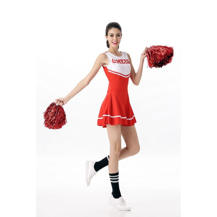  lady's Cheer girl costume play clothes dance costume Cheery da- uniform jaz hip-hop Dance wear gym uniform One-piece motion . respondent .. wear 