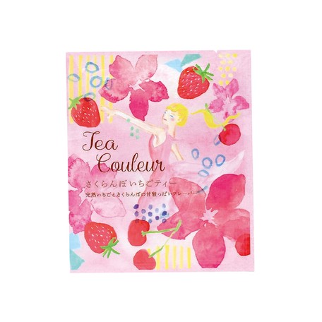 [ stock limit special price ][ mail service possible ] flavor tea tea Couleur cherry strawberry tea 