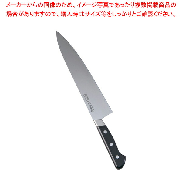 ミソノ刃物 ミソノ刃物 UX10 牛刀 27cm No.714×10本 牛刀の商品画像
