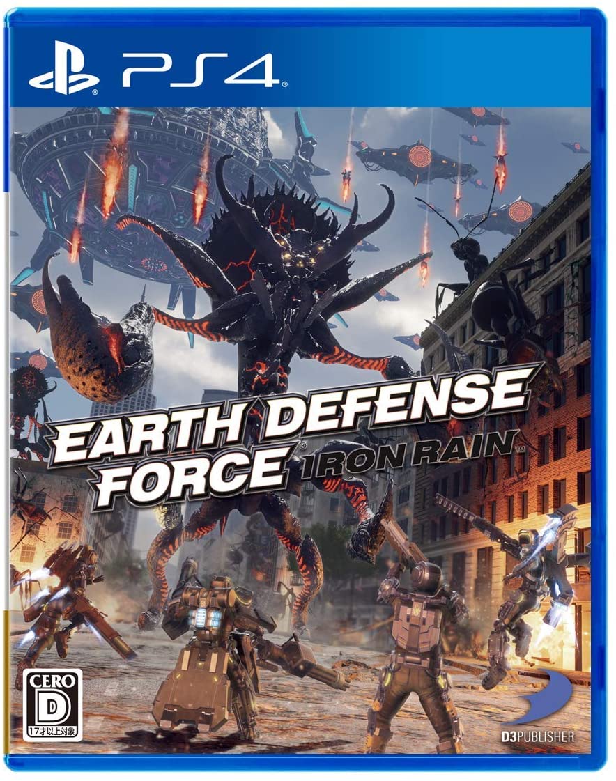 EARTH DEFENSE FORCE:IRON RAIN( earth ti забор сила железный дождь )/ PlayStation 4(PS4)/ коробка * инструкция есть 