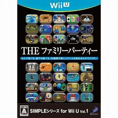 【Wii U】ディースリーパブリッシャー SIMPLEシリーズ for Wii U Vol.1 THE ファミリーパーティー Wii U用ソフト（パッケージ版）の商品画像
