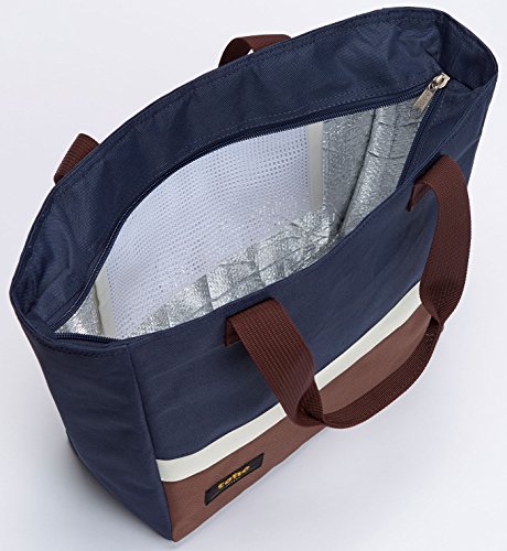  tone lunch tote bag 3Colors navy AY-01