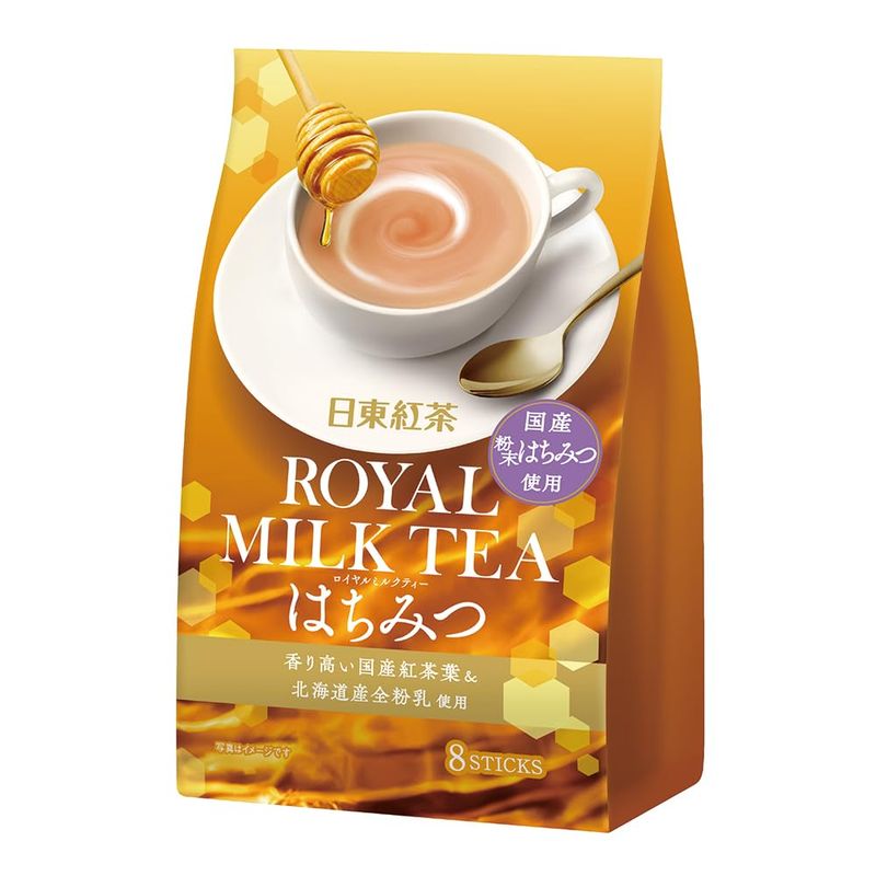 日東紅茶 日東紅茶 ロイヤルミルクティー はちみつ スティック 8本 ×4セット 粉末、インスタント紅茶の商品画像