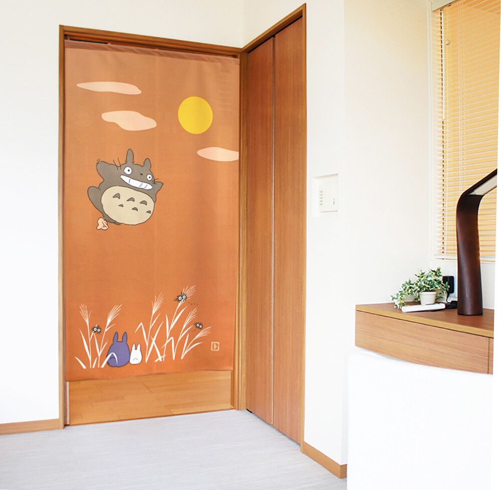  noren 85X150cm Tonari no Totoro [ все .. месяц видеть ][ сделано в Японии ]ji Briko smo глаз .. Noren 