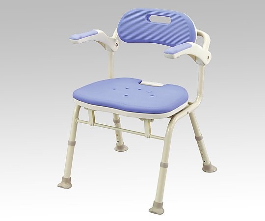  folding shower bench (IS blue ) 1 legs [ returned goods un- possible ]