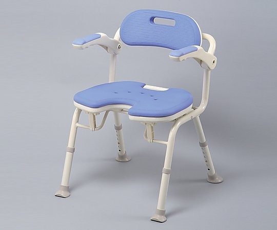  folding shower bench (IU blue ) 1 legs [ returned goods un- possible ]
