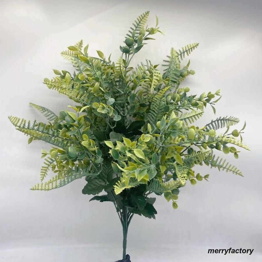  artificial flower fake green household goods equipment ornament DIY leaf .. leaf flower flower largish 50cm and more decorative plant manner green white yellow brilliant 